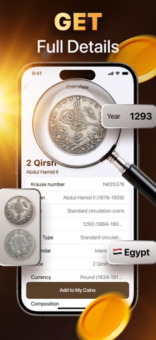 Coin Identifier & Collector screenshot