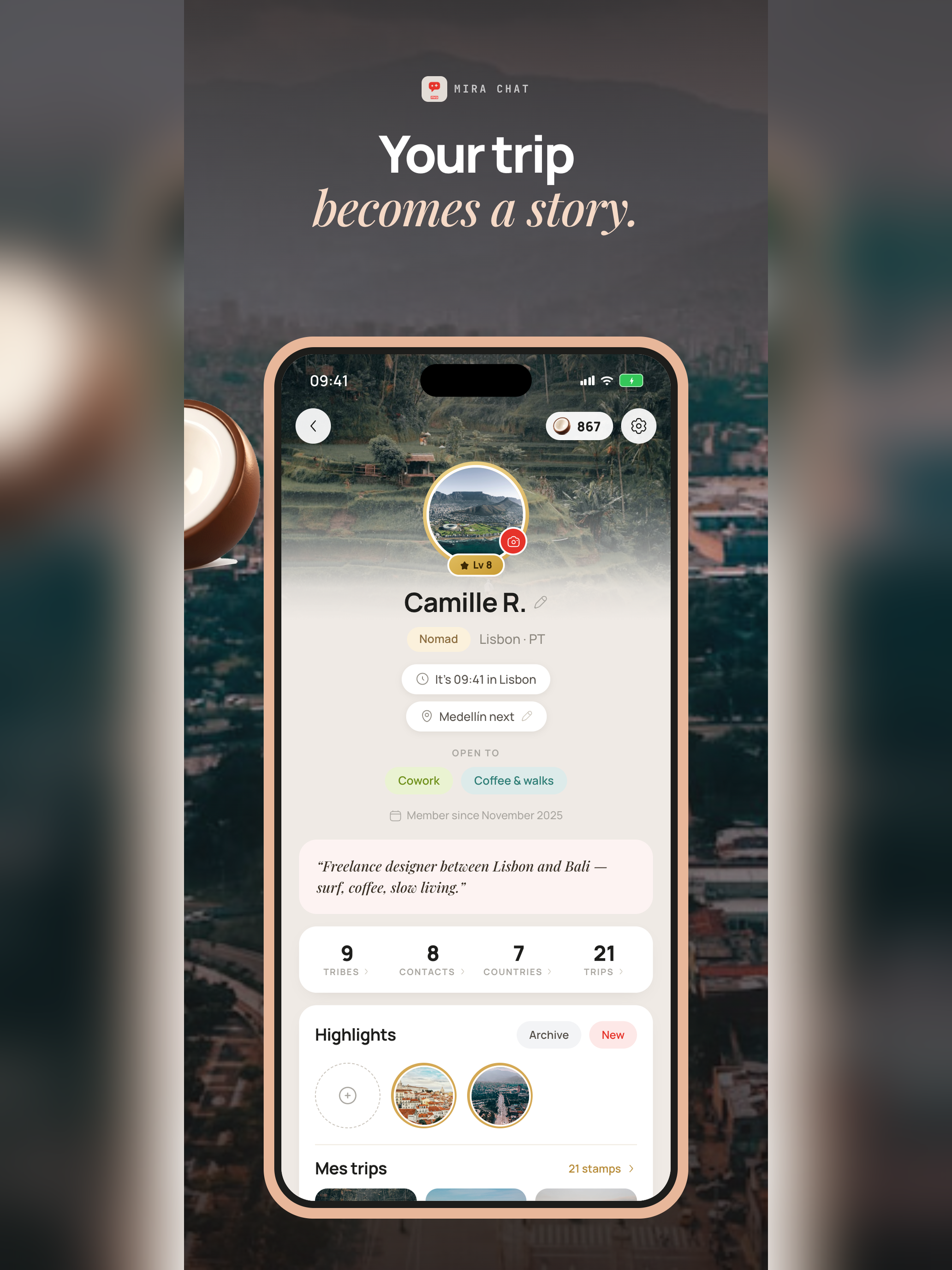 Mira Chat: Nomad Community screenshot 18