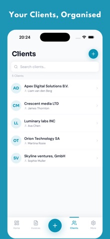 Invoqe - Invoice Maker iPhone screenshot