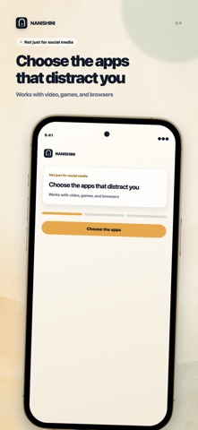 NANISHINI: App Blocker & Focus iPhone screenshot