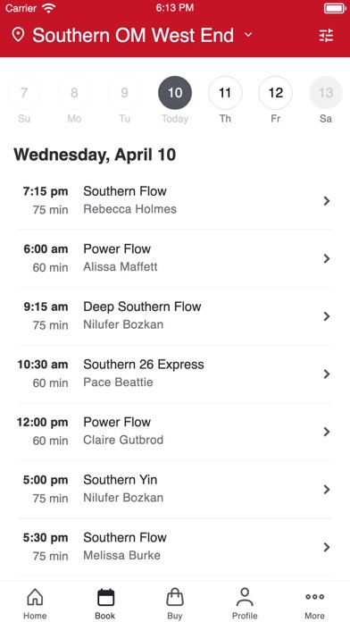 Southern Om Yoga Screenshot