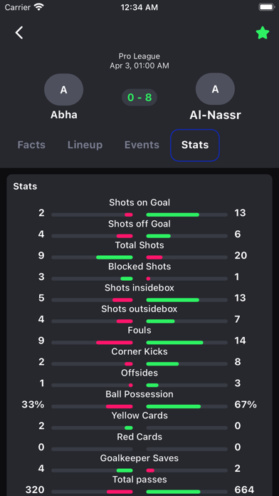 9Goal Football Screenshot