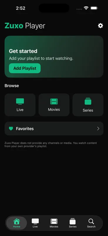 Zuxo Player screenshot 1 of 5