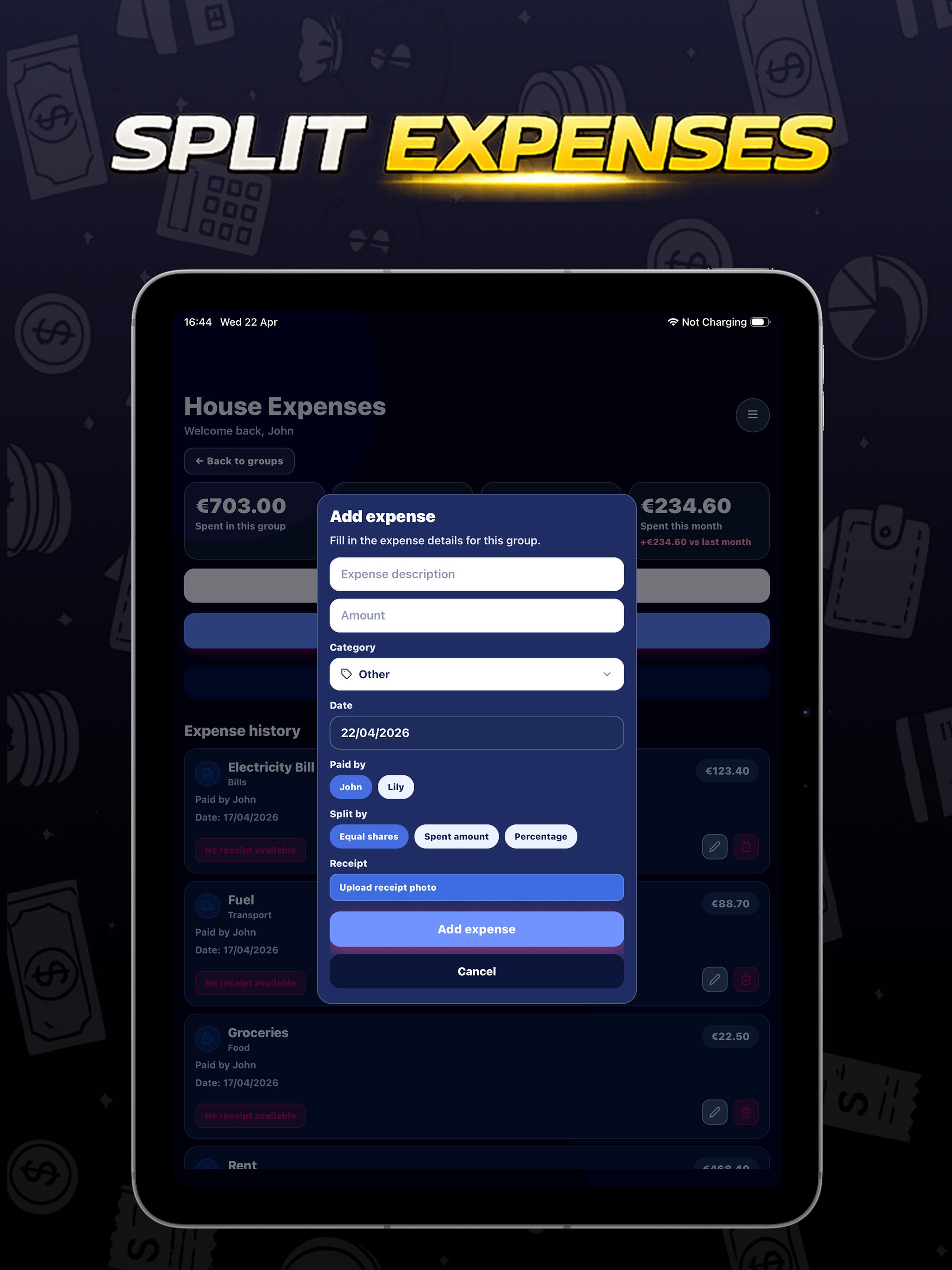Even Share - Split Expenses