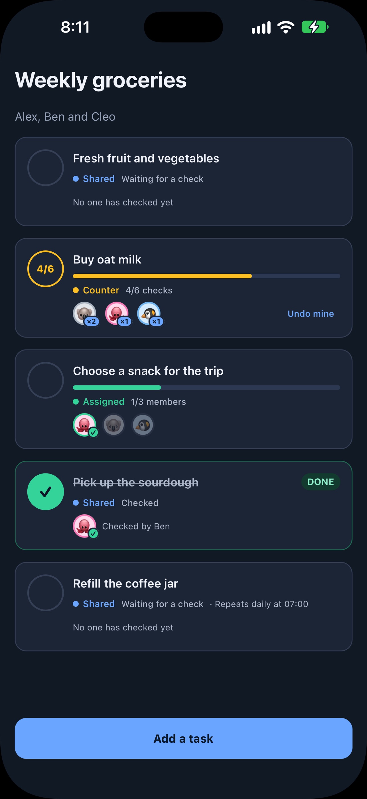 Screenshot 2 of Splitlist: Share Lists & Tasks