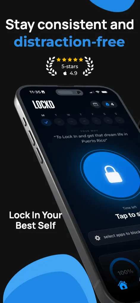 LOCKD: Life Reset & Lock in - Productivity App | MWM