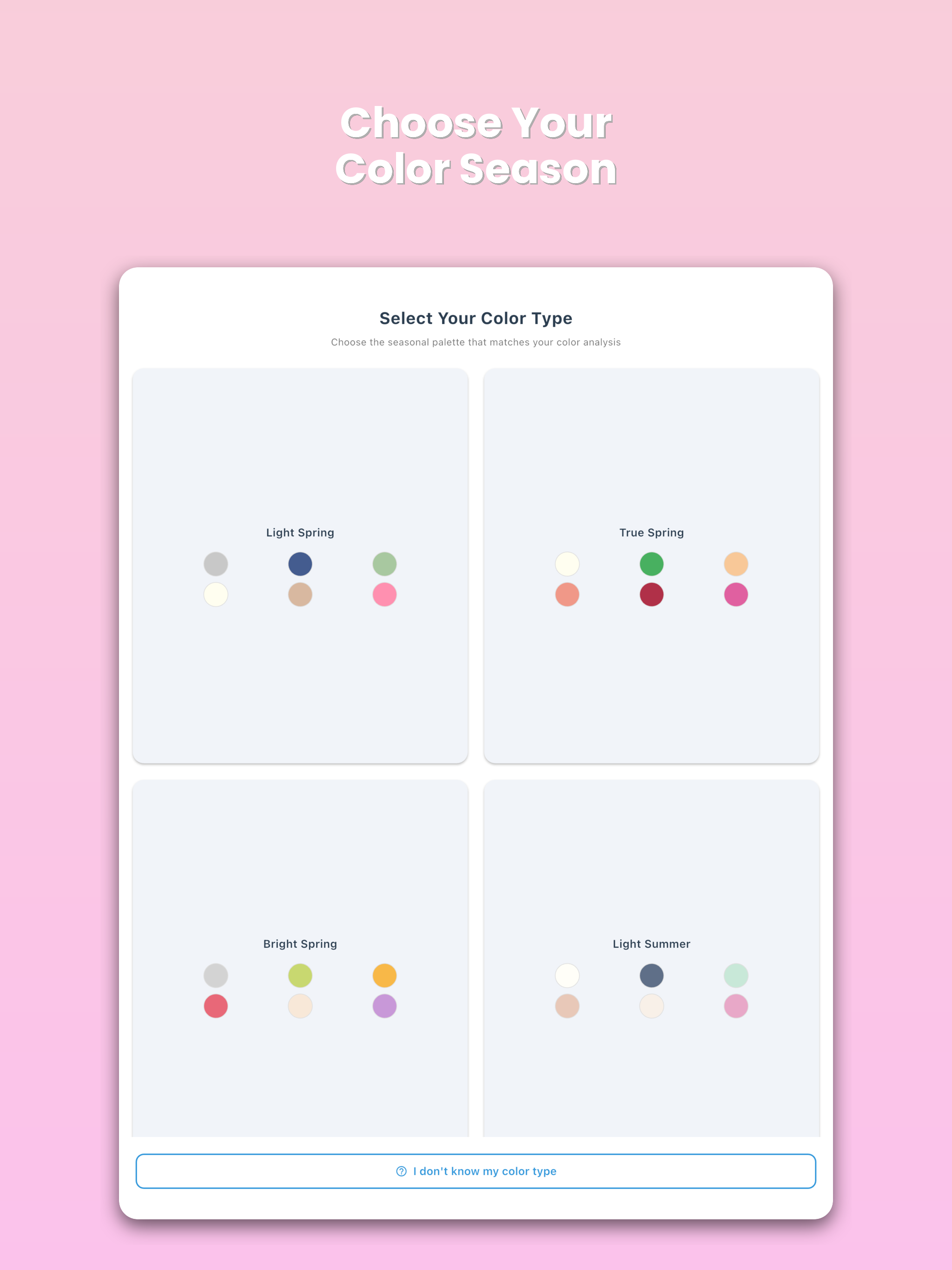 Color Analysis app