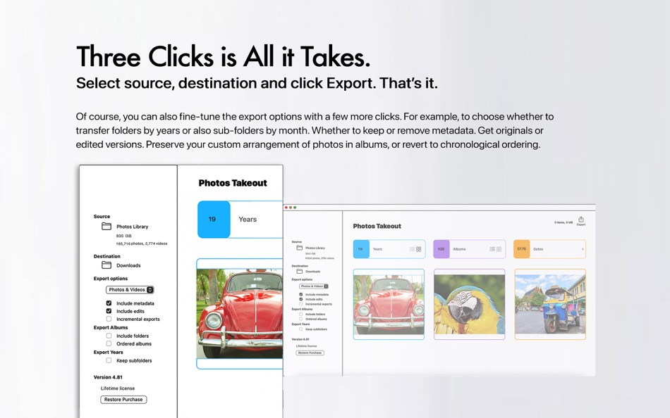 #2. Photos Takeout for iCloud, Mac (macOS) Podle: App Initio Limited