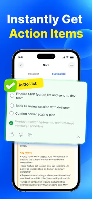 Wisp - Voice Notes AI Summary screenshot 4