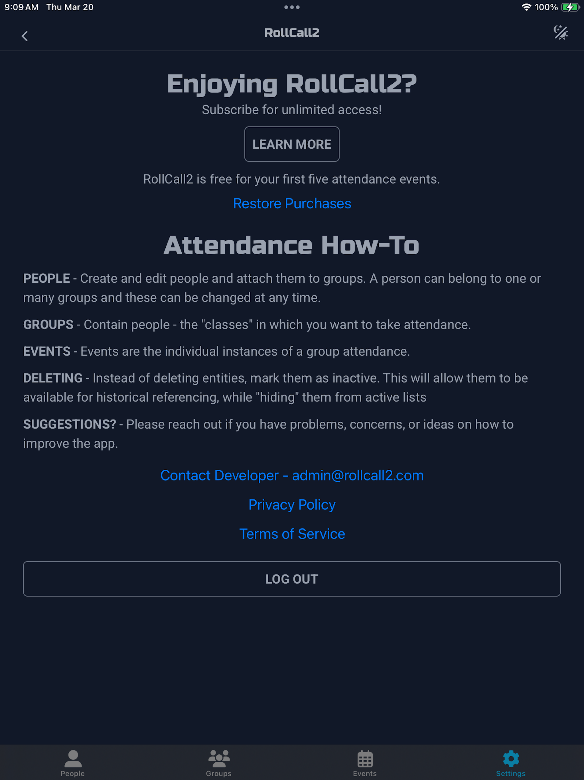 RollCall2 screenshot 16