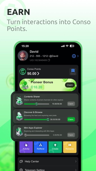 Conso - Community on Telegram Screenshot