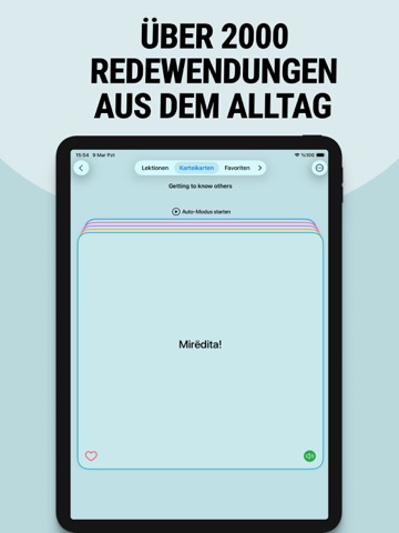 Albanisch schnell lernen iPad screenshot