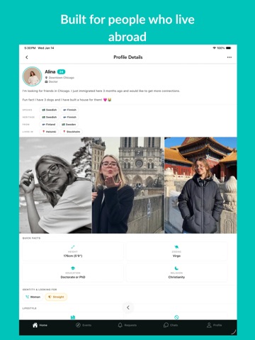 Globi: Find Friends, Community iPad screenshot 4