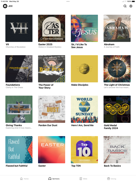 Jessamine Christian Church iPad screenshot 2 - Lifestyle app