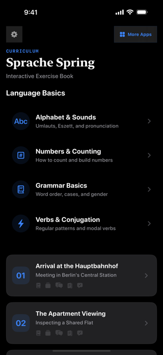 Sprache Spring - Learn German Screenshot 1 of 10