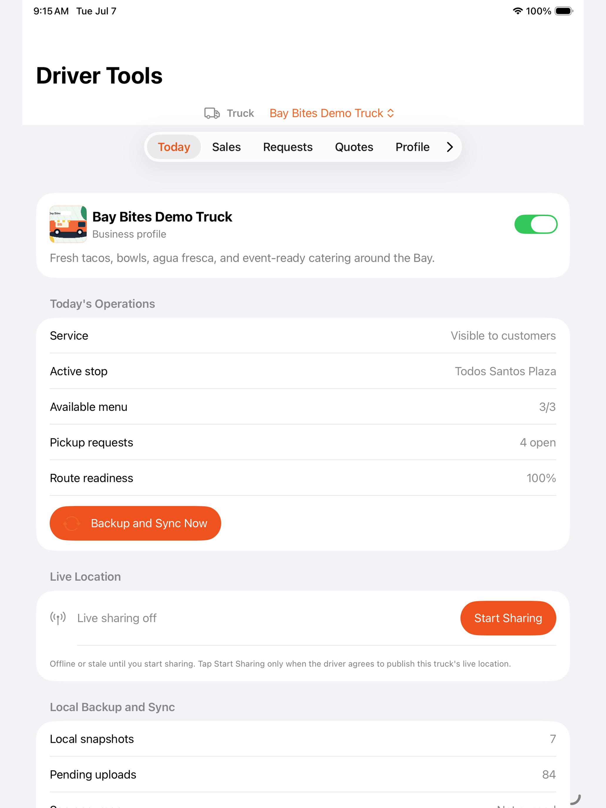 FoodTruck Business screenshot 5