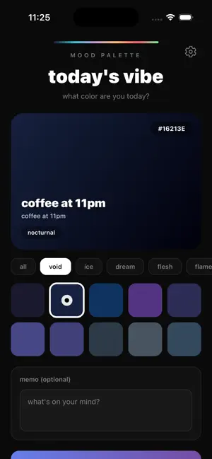 Mood Palette Daily screenshot 2