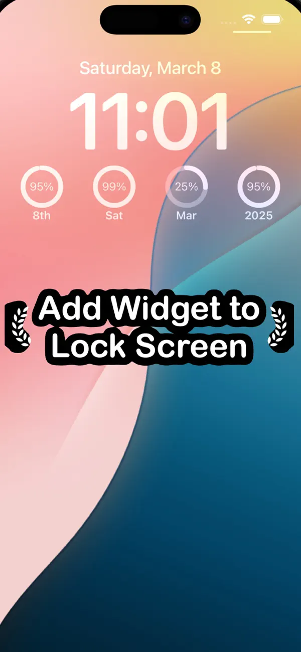 #5. TimeFlow: Year Progress (iOS) Podle: Prastab Ghimire