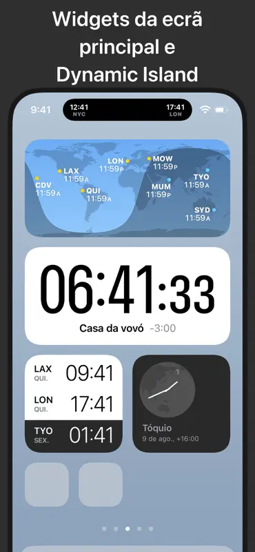 Widgets do Relógio Mundial screenshot 2 of 10