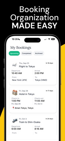 WMB: Travel Bookings Organizer screenshot
