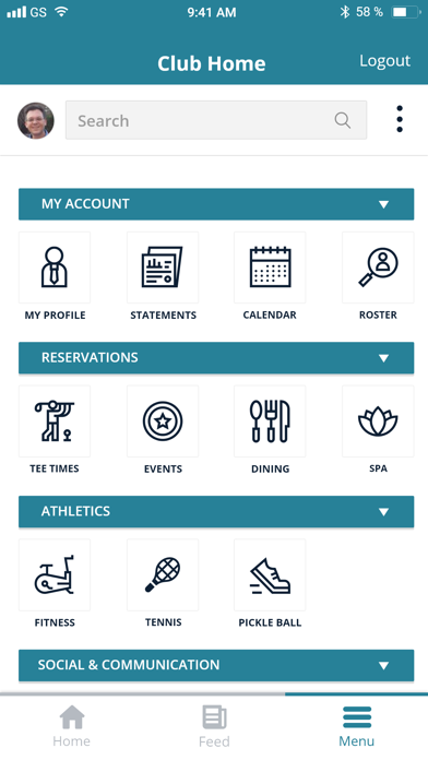 The Club At Glenmore iPhone screenshot 1 - Lifestyle app