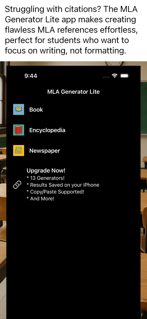 Screenshot #1 pour MLA Generator Lite