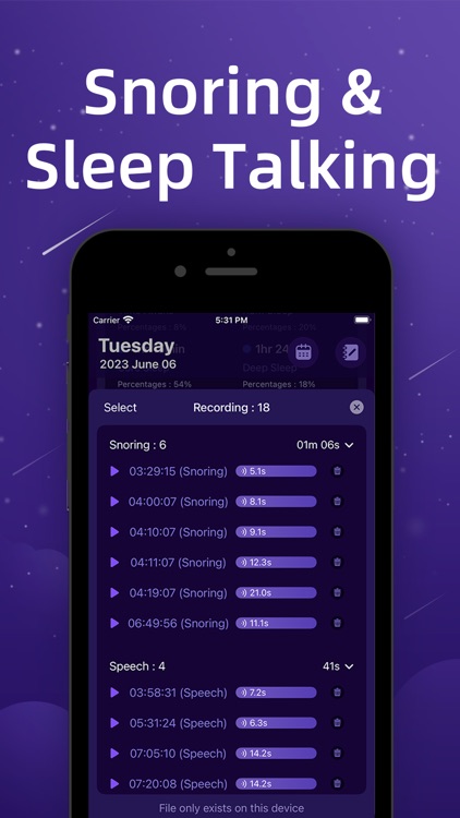 iSleeper: Sleep Tracker