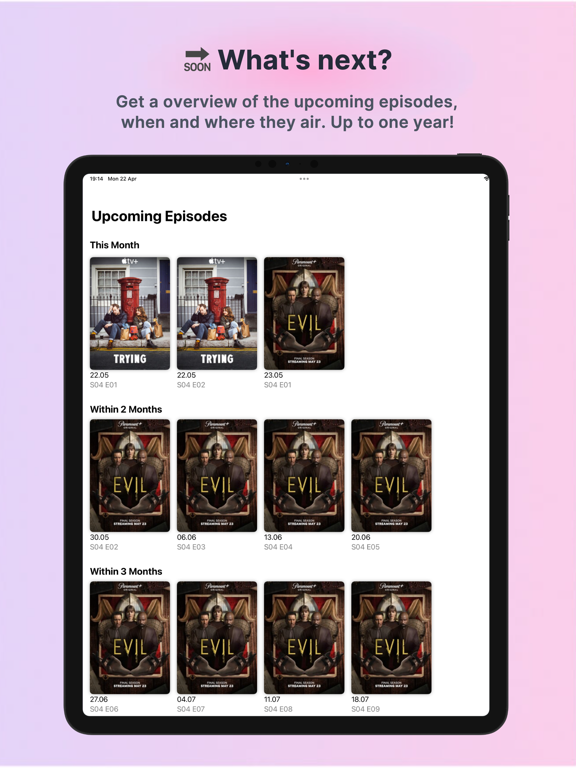 TV Show Tracker - TV Club iPad screenshot 4 - News app