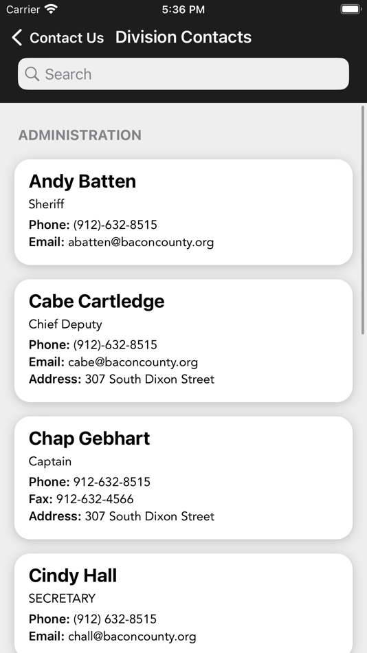 #2. Bacon Co Sheriff, GA (iOS) 由: Bacon County Sheriffs Office