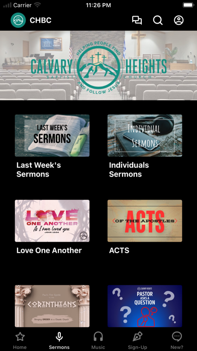 Calvary Heights Baptist Church Screenshot