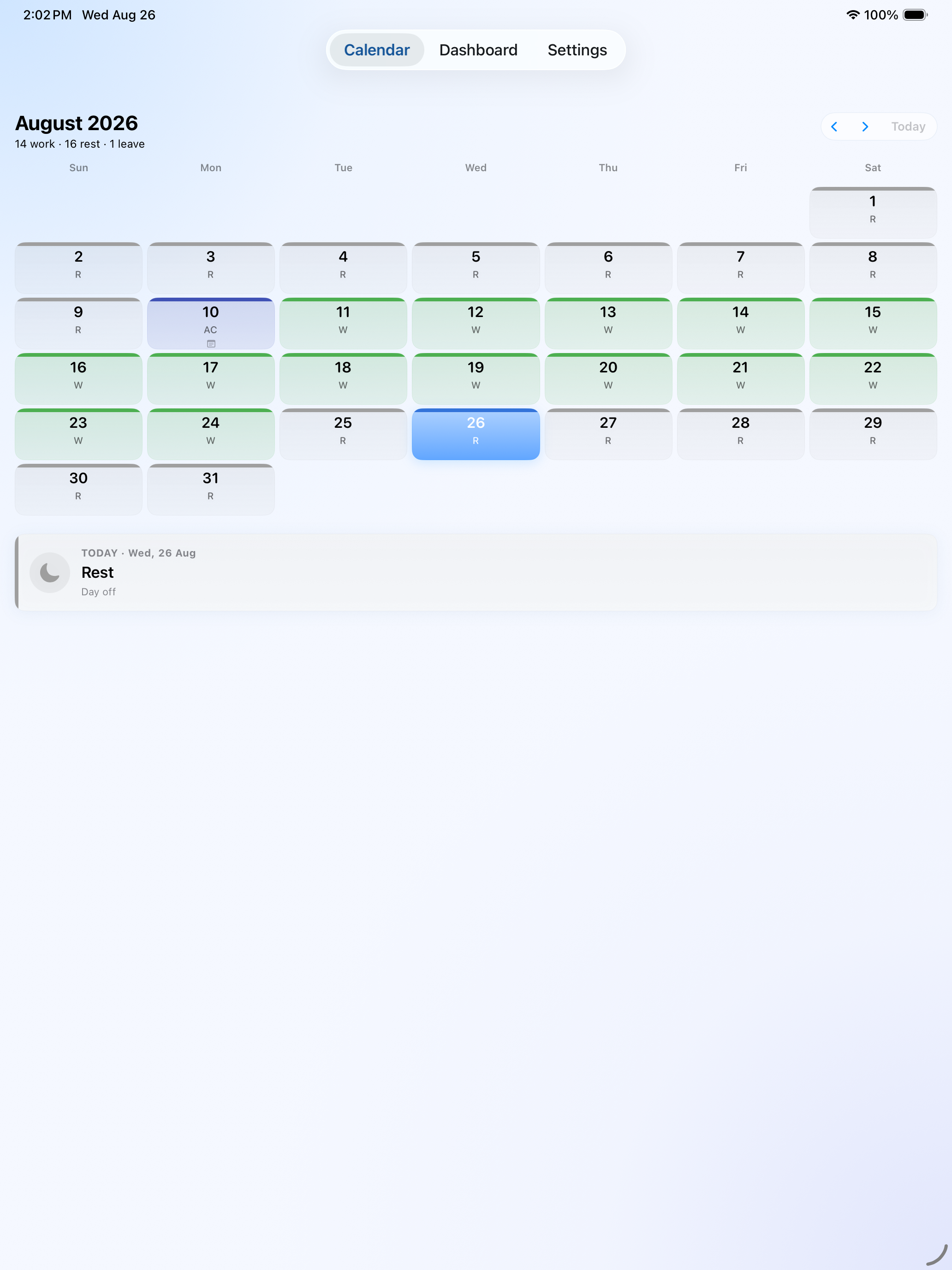 SShift — Shift Calendar screenshot 6