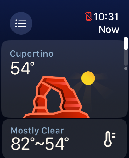 Weather mini