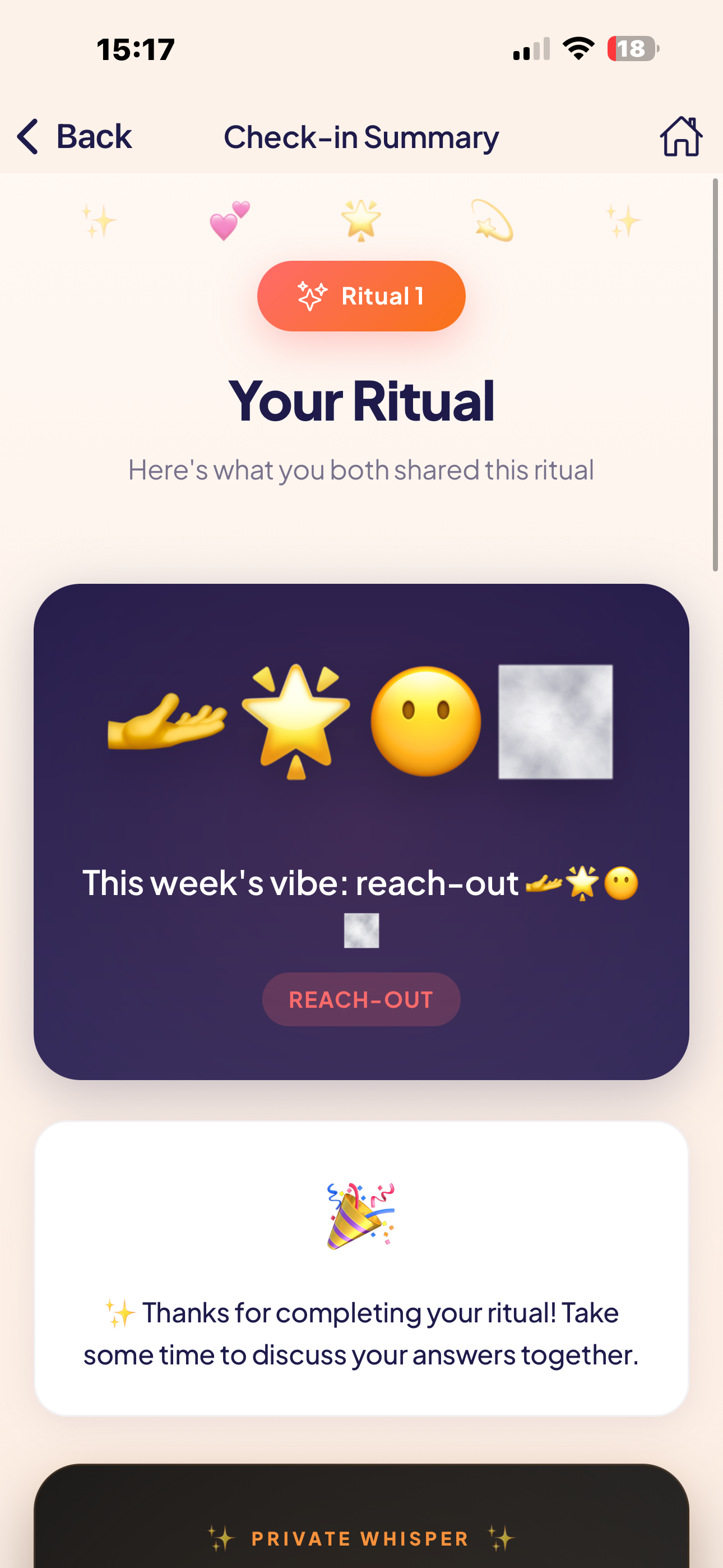 Eksath: Relationship Check-In screenshot 5