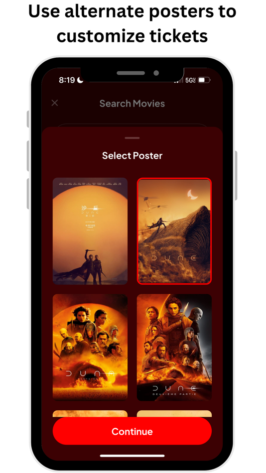 #6. Blast Movie App (iOS) Által: Tyler Patterson