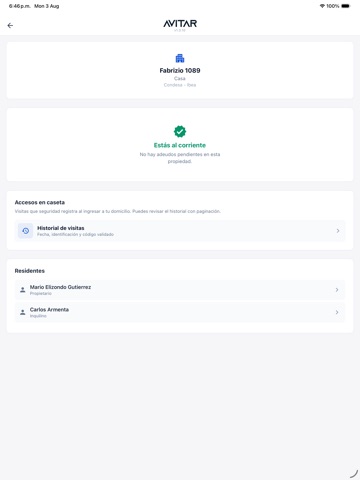 Avitar iPad screenshot