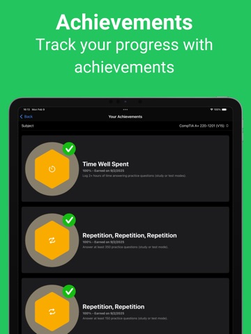 Crucial Exams – Practice Tests iPad screenshot