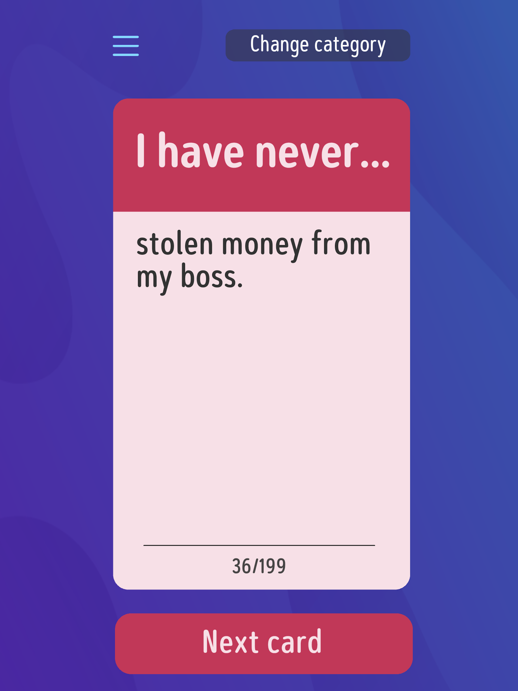 Never Ever: Dirty Hot Party 18