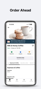Milk & Honey Coffee - Order screenshot