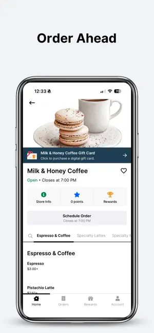 Milk & Honey Coffee - Order screenshot 1