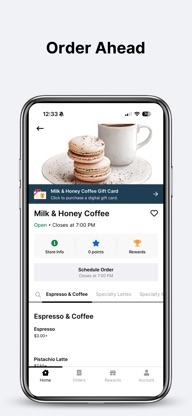 Milk & Honey Coffee - Order screenshot 1
