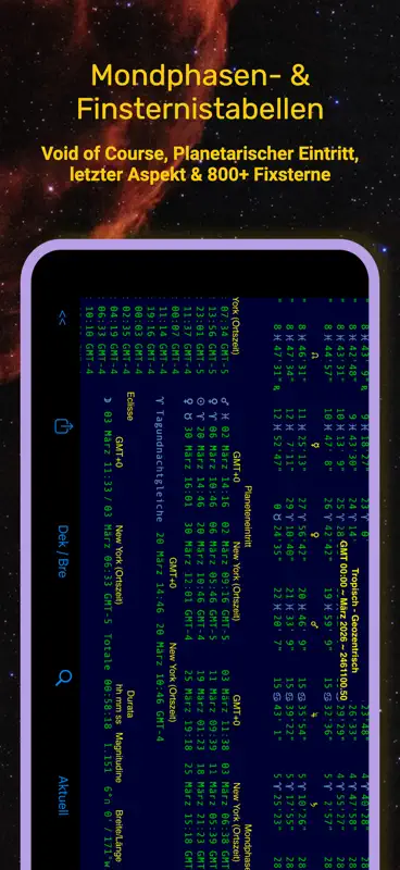 iPhemeris Ephemeriden screenshot 7 of 7