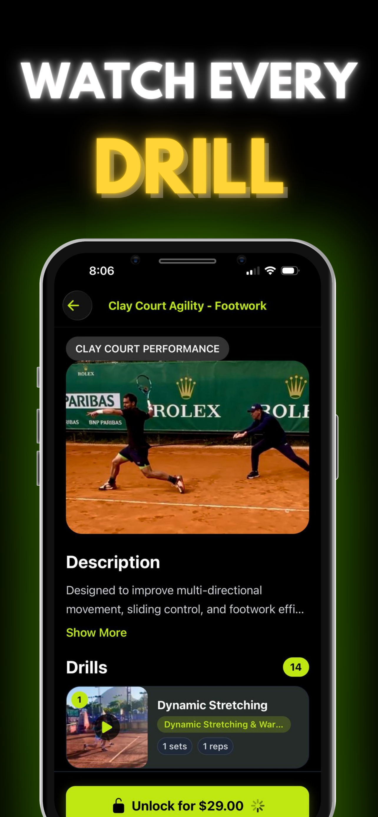 Tennis Fitness by Duglas screenshot 5