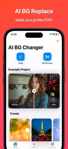 AI Bg Generator:New Background iPhone screenshot