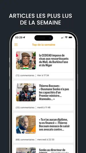 Senego: News in Senegal screenshot 2