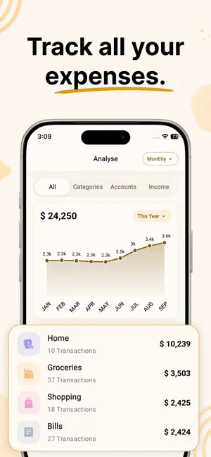 Monthly Budget Planner App screenshot 2