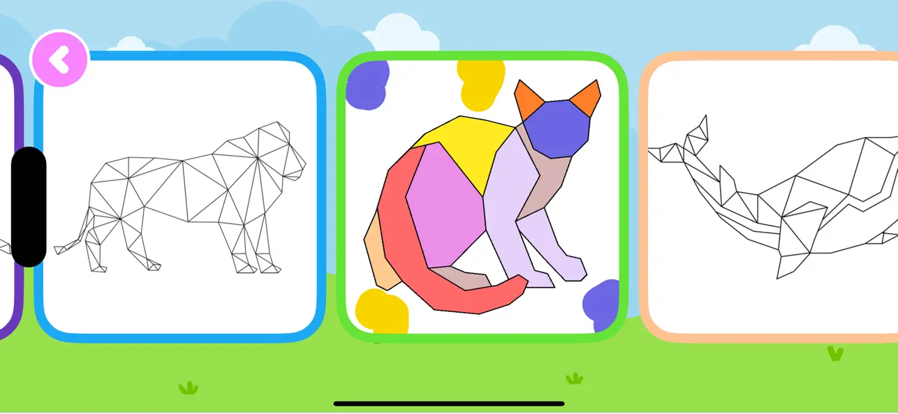 #3. Tiny Brush Colouring Games App (iOS) By: Digital Hole Pvt. Ltd.