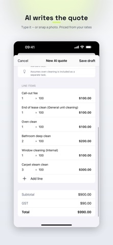 App screenshot