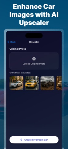 AI Car Tuning Designer Tool iPhone screenshot