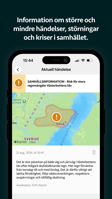 SOS Alarm 112 iPhone screenshot 7