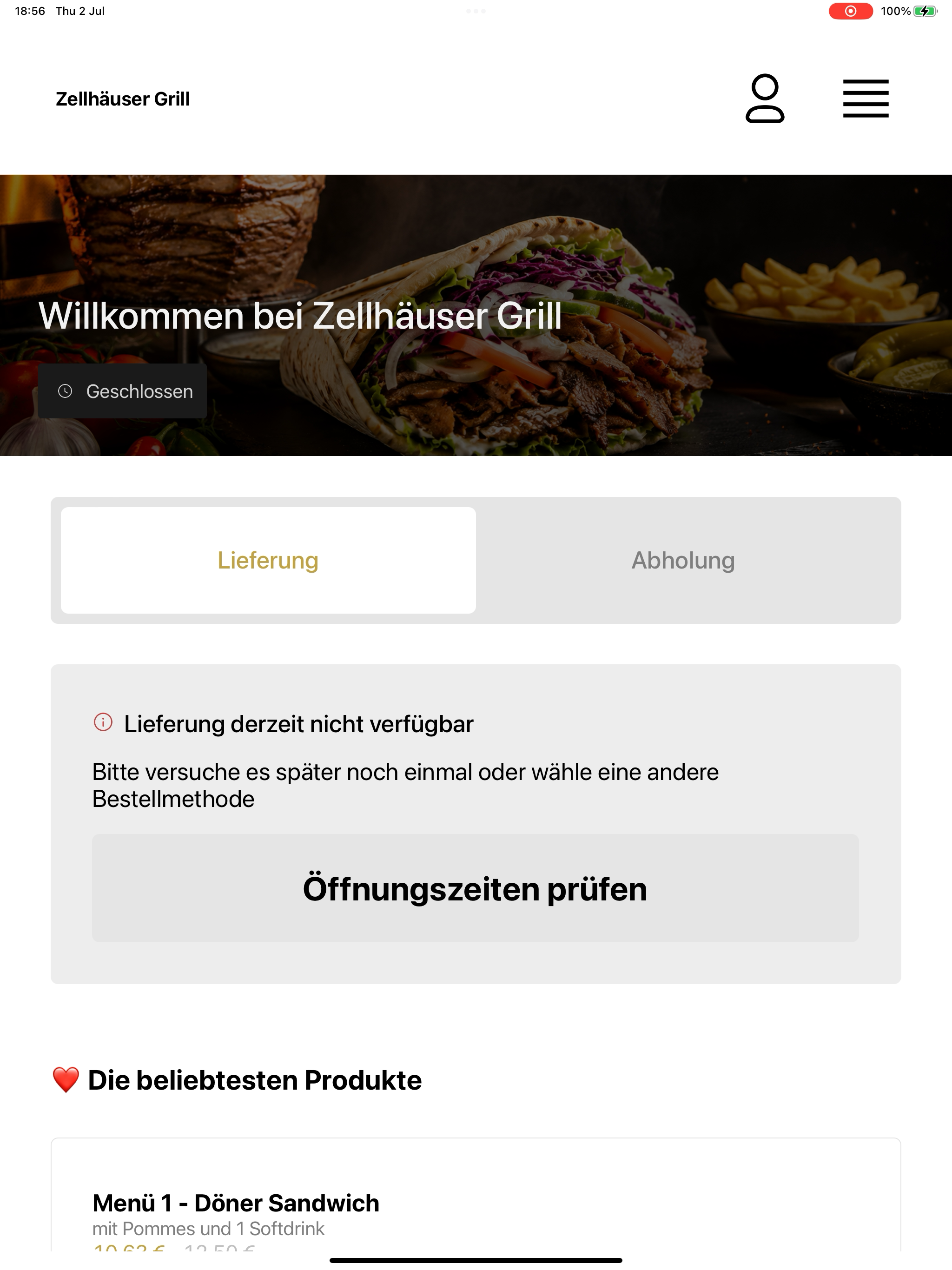 Zellhäuser Grill screenshot 10
